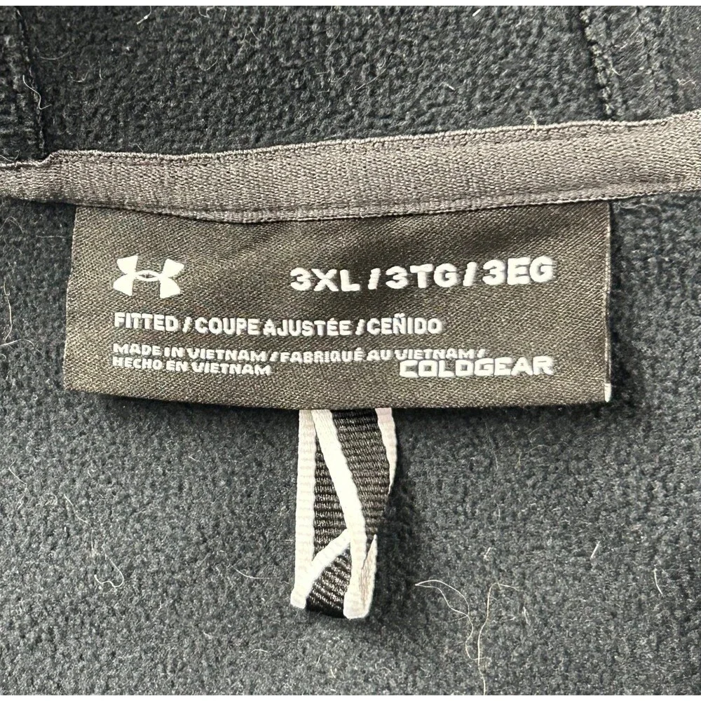 Under Armour Storm Mens Cold Gear Shield Hooded Lightweight Full Zip Jacket
